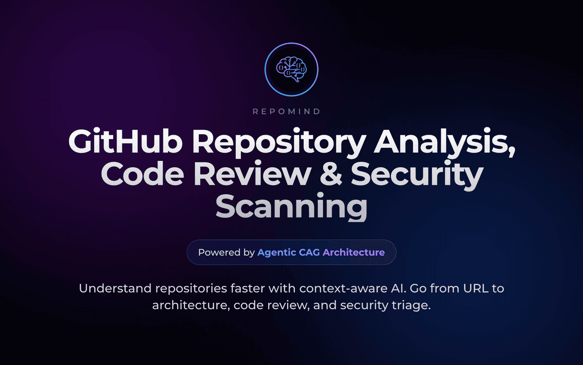 GitHub Repository Analysis, Code Review & Security Scanning