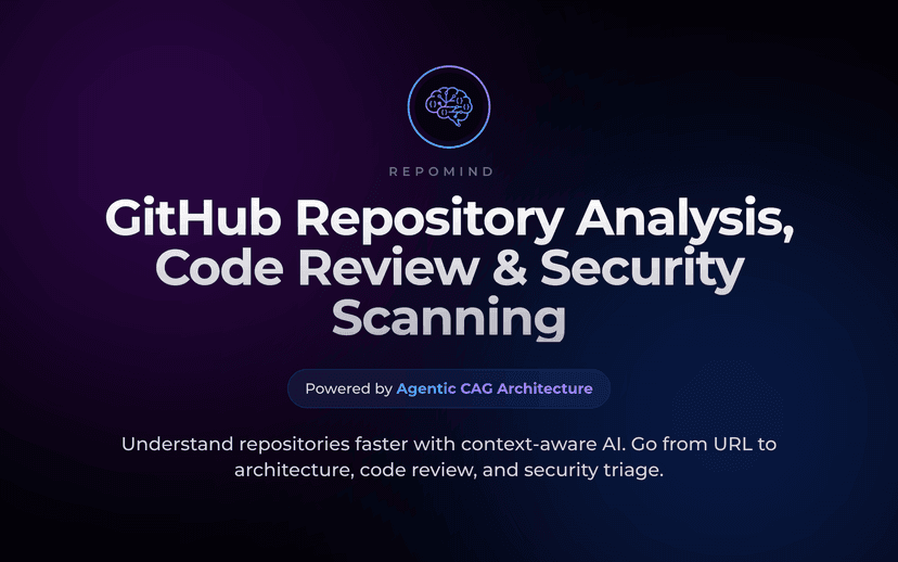 GitHub Repository Analysis, Code Review & Security Scanning