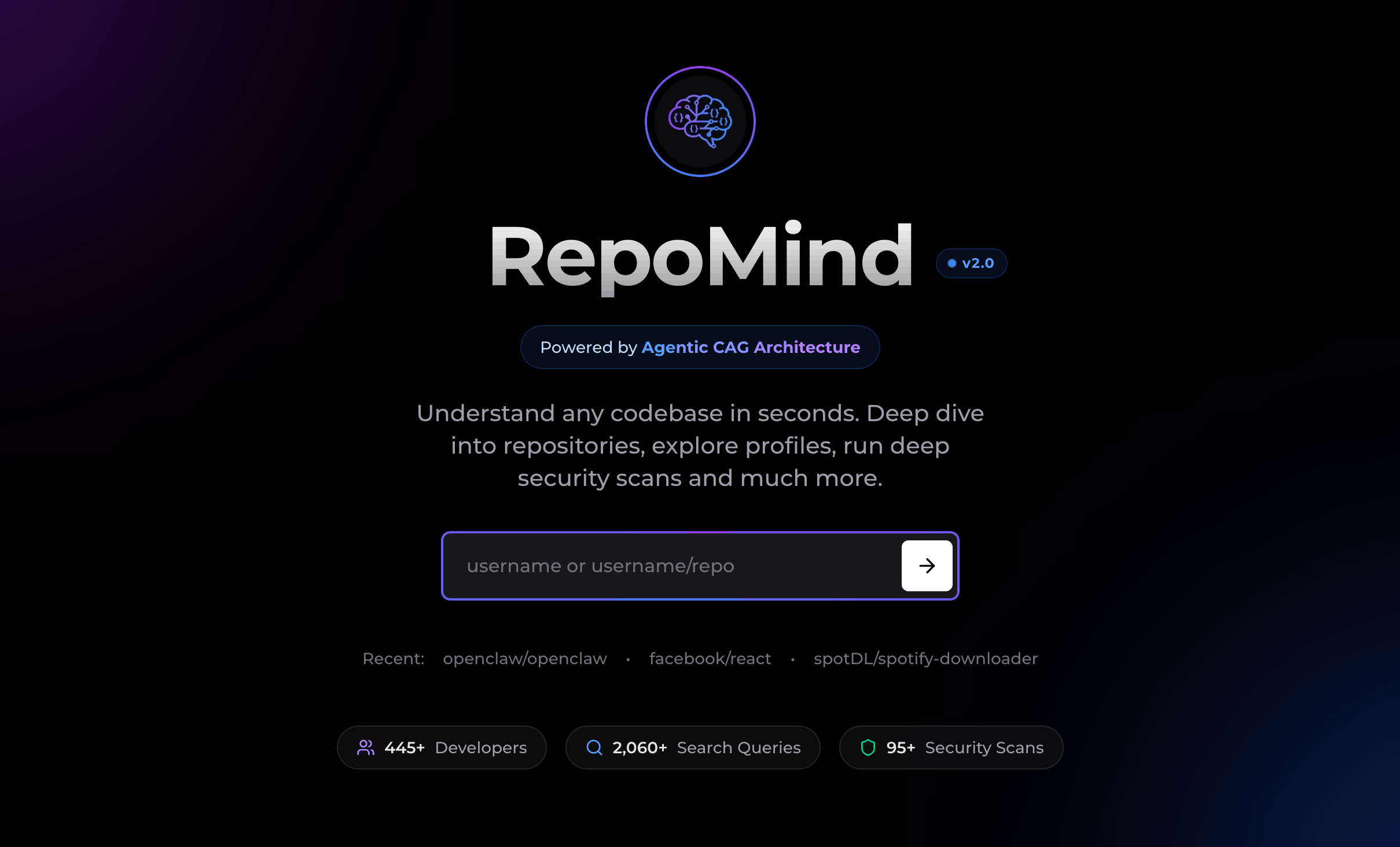 RepoMind | Chat with Your Codebase & Visualize Architecture