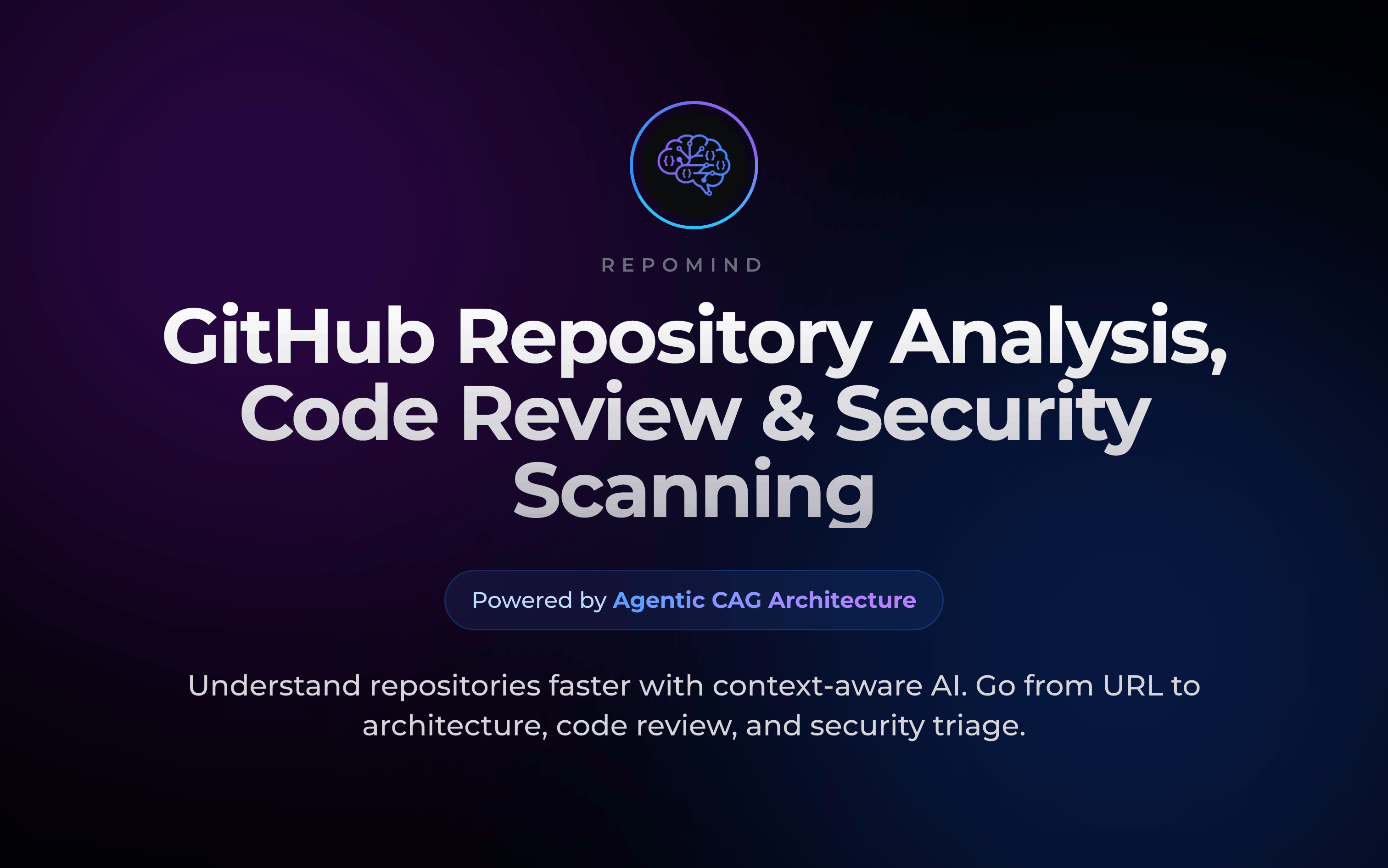 GitHub Repository Analysis, Code Review & Security Scanning